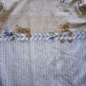 Size 5Y - Lapin House Girl's Cute Teddy Bear Knit Dress